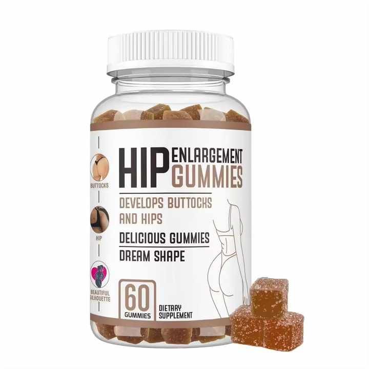 Bottle of Hip Enhancement Gummies (60 gummies total)
